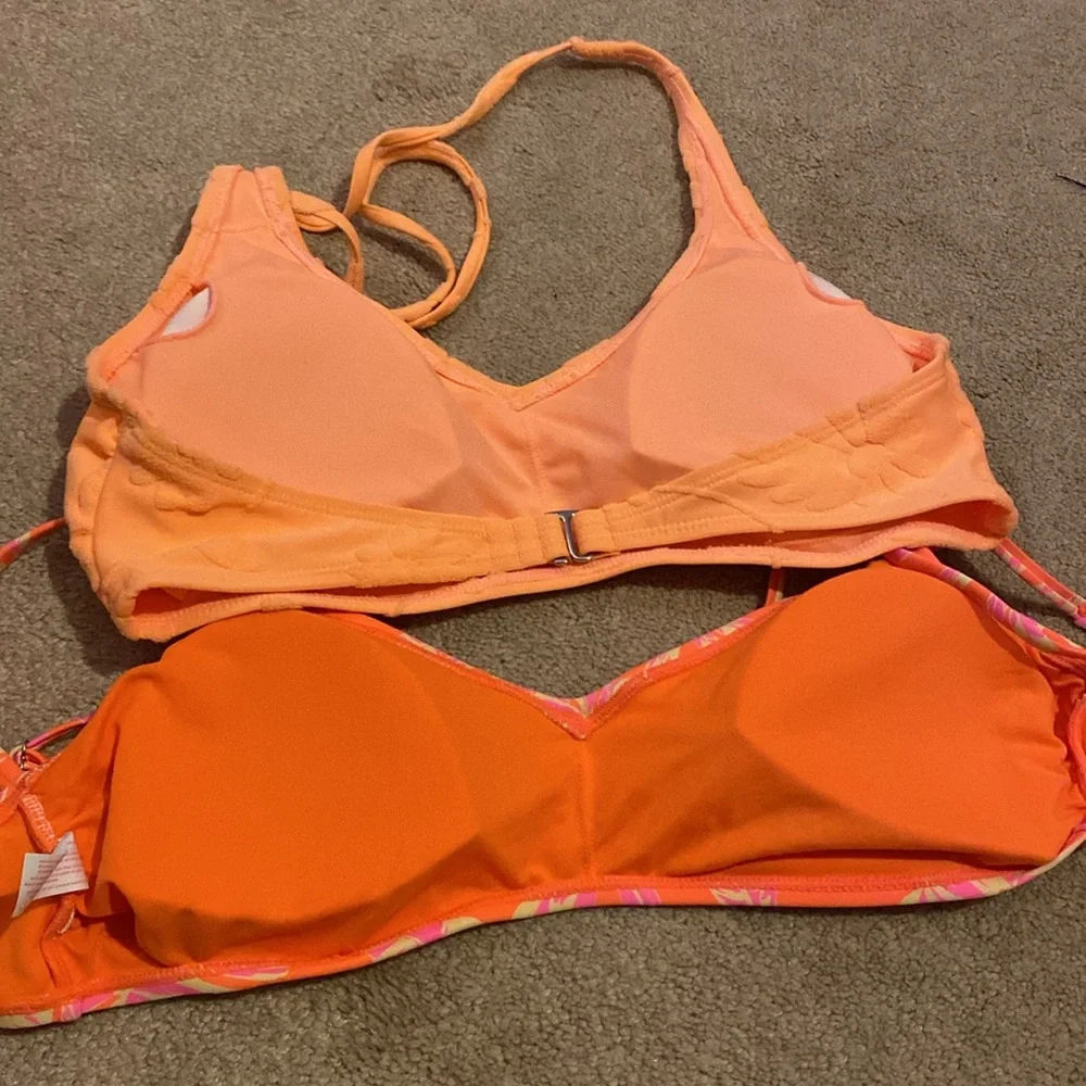 Ninety-Nine Orange Bikini Tops - Picture 4 of 6